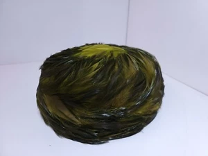 Vintage Ladies Feather Hat Multicolored Nice! - Bild 1 von 6