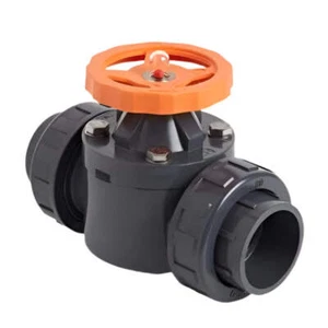 uPVC Plain Diaphragm Valve - EPDM Seals - Picture 1 of 9