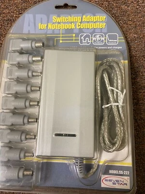 SEVEN STAR SS-222 SWITCHING ADAPTOR FOR NOTEBOOK COMPUTER  - Image 1 of 4