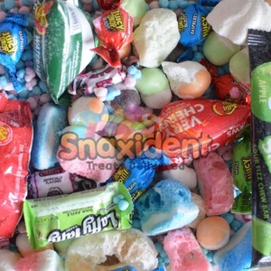 Freeze Dried Sweets 200g Sweet & Sour Taster Bags Crunchy Sweets - Picture 1 of 1