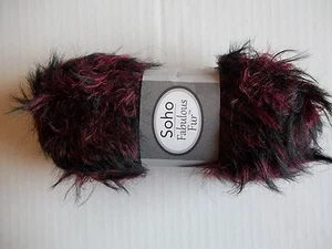 Herrschners Soho Fabulous Fur flauschiges Wimperngarn, Sirah, 1 Knäuel (109 Yards) - Bild 1 von 2