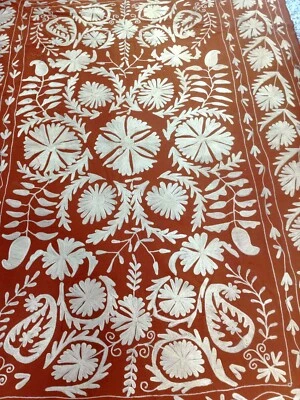 suzani bedspread woolen Wall hanging embroidered queen size - Image 1 of 4