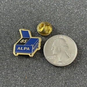 1985 ALPA Air Line Pilots Association goldfarbene Pin Pinback #48732 - Bild 1 von 2