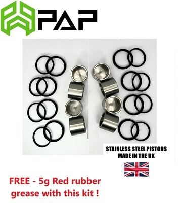 Kawasaki 2022 KLZ1000 Versys CNF Front brake SS PISTON & SEAL KIT - Image 1 of 4