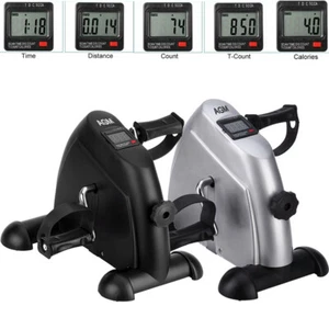 Mini Exercise Bike Arm Leg Resistance Cycle Pedal Exerciser Workout Seat Fitness - Picture 1 of 35