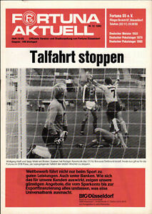 Dfb-Coppa 82/83 Fortuna Düsseldorf - Vfb Stoccarda, 16.10.1982