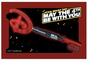 Nuovo Star Wars Il 4 Maggio Essere Con Te Edizione Speciale Chiave Disney da Collezione - Foto 1 di 7