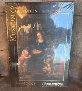 Nuevo RARO Colección Museo Leonardo Louvre Virgen de las Rocas 1000 Piezas Puzzle - Imagen 1 de 5