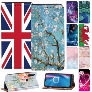 Leather Stand phone Shockproof Cover Case For Alcatel 1C/1S 2022/1V 2022/3L 2020 - Picture 1 of 32
