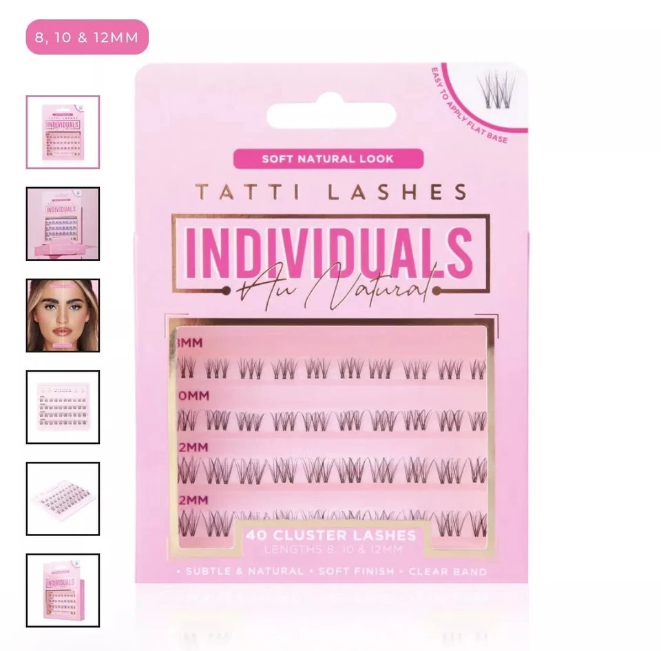 Tatti Lashes Au Natural - 40 Cluster Eyelashes for Effortless Volume and Glam. - Image 1 of 1