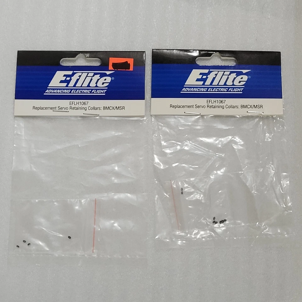 LOTE DE 2 ~ Hoja / E-Flite EFLH1067 Servo Collares de Retención Hoja MCX / MSR Foto 1 de 1