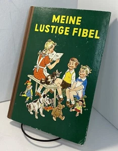 Meine Lustige Fibel My Funny Primer learn read Vintage 1960's German Children's - Picture 1 of 11