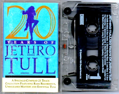 JETHRO TULL / 20 YEARS of JETHRO TULL - Cassette (1988, Chrysalis) - Image 1 of 4