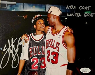 Foto autografiada firmada 8x10 de Sheryl Swoopes de los cometas de Houston certificado de autenticidad JSA inscrita Foto 1 de 2