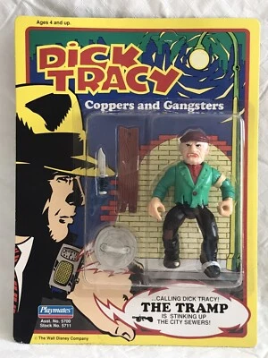 Vtg Playmates Dick Tracy Copper And Gangsters The Tramp Action Figure 1990 NIP - Image 1 of 4