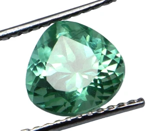 Natürlicher grüner Montana Saphir AAA Birnenschliff 8,20 ct lose ZERTIFIZIERTER Edelstein - Bild 1 von 6