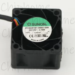 New SUNON PF38281B1-000U-S99 DC 12V 3.78W 3828 3.8CM PWM cooling fan - Picture 1 of 6