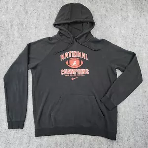 Alabama Crimson Tide Hoodie Women Large Nike Varsity Fleece National Champion 20 - Picture 1 of 15