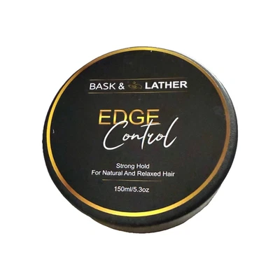 BASK & LATHER Edge Control Hair Gel Strong Hold Thick Edges Styling Gel 5.3oz - Image 1 of 2