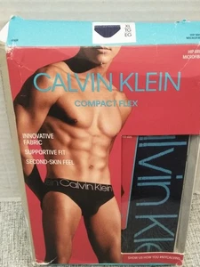 Calvin Klein Men's Underwear Compact Flex HIP BRIEF MICROFIBER, BLUE, XL (NEW) - Foto 1 di 5