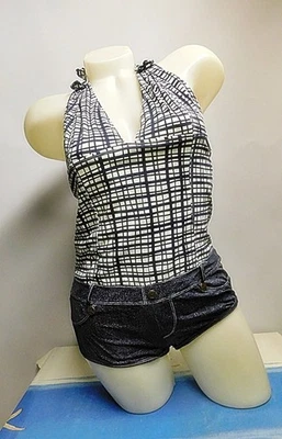 C&A Neckholder Badeanzug Gr.42  komplett gefüttert hoher Rücken - Bild 1 von 2