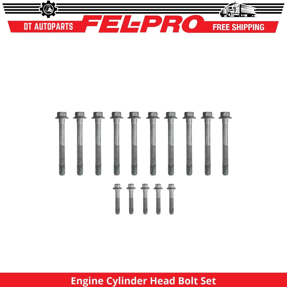 Juego de pernos de culata FelPro para Chevrolet Silverado 2500 HD 2009-2019 6,0 L Eng Foto 1 de 1