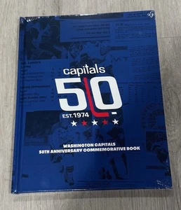 Washington Capitals 50th Anniversary Commemorative Photo Book Est 1974 - Sealed! - Picture 1 of 5