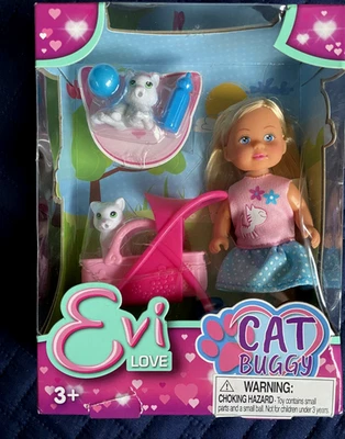 Simba Toys Evi Love Cat Buggy Juego Completo con Accesorios Caja Original Foto 1 de 4