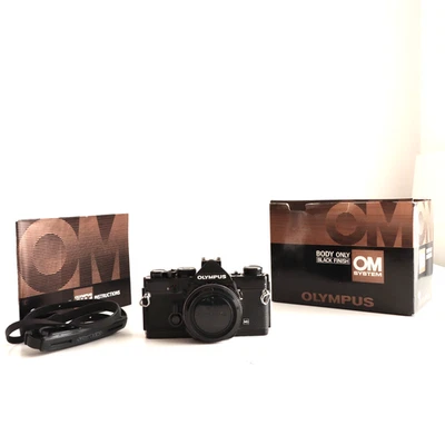Olympus OM-1 35mm SLR Film Camera Body, Black, Boxed, EXC, UK, Warranty! - Image 1 of 4
