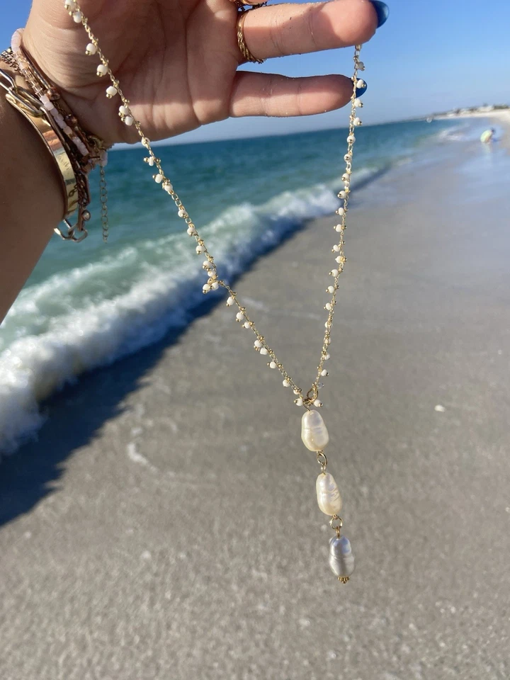 Colar de gota de pérolas - Imagem 1 de 1