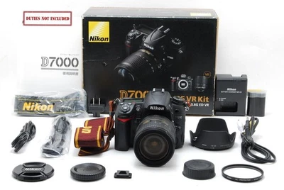 [Top MINT] Nikon D7000 DSLR Camera Body W/AF-S 18-55 & 55-300mm Lens From Japan - Image 1 of 4