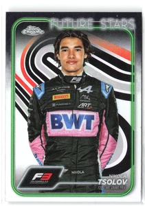 2024 Topps Chrome F1 Nikola Tsolov #66 Refractor RC – Future Stars F3 ART GP - Picture 1 of 3