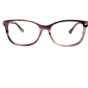 Jimmy Choo JC269 Striped Pink Rectangle Women's Eyeglasses 52-17-145mm H17020 - Picture 1 of 7