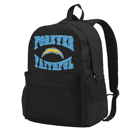Forever Faithful San Diego Chargers Adult Backpack Large Capacity Travel Bag Cover
