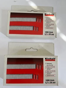 Einhell Druckluft-Tacker-Zubehör Klammern, 2000 Stk 5,7x28mm - Bild 1 von 1