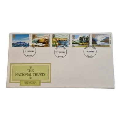 The National Trusts Post Office First Day Cover 24th Jun 1981 First Day of Issue - Image 1 of 4