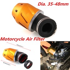 Motorcycle Air Filter 35-48mm Modification Scooter Air Cleaner Motor Metal Cover