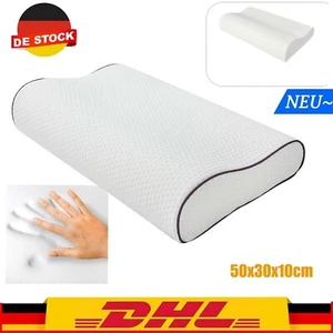 Nackenstützkissen Orthopädisch,Kopfkissen Schlafkissen Seitenschläfer-Weiß - Bild 1 von 16