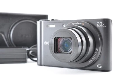 Sony Syber-Shot DSC-WX300 Bkack Excellent+5 18.2MP Carl Zeiss Lens Compact Y1592 - Image 1 of 4