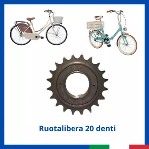 Ruota libera pignone 20 denti per bici GRAZIELLA PIEGHEVOLE OLANDA 1 VELOCITA' - Bild 1 von 3