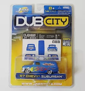 Dub City '57 Chevy Suburban Car Die Cast- 1/64 scale by Jada - Picture 1 of 4