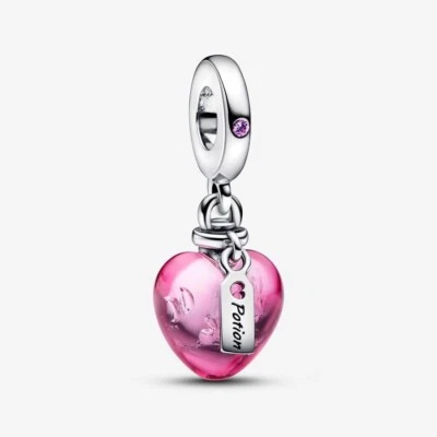 Pandora  Pendente Pozione Amore in Vetro di Murano  792509C01 - Immagine 1 di 2