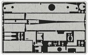 SET ZIMMERIT EDUARD 35442 1/35 PE fotoinciso per TAMIYA TIGER I LATE #35146 - Foto 1 di 3