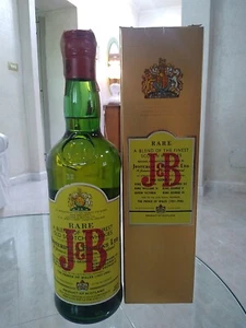 Rare J&B Jiusterini e Brooks scotch whisky 75 CL 40% bottiglia vintage scatola - Bild 1 von 4