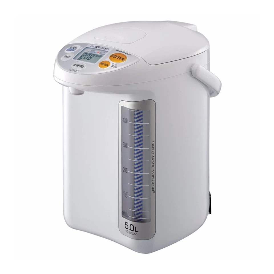 Zojirushi CD-LFC50 Micom Water Boiler and Warmer 169oz, White - Image 1 of 1