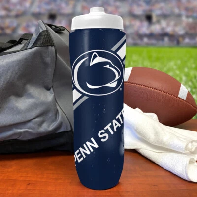 Botella de agua exprimida NCAA Penn State Nittany Lions.  Big Ten 32 onzas sin BPA Foto 1 de 4