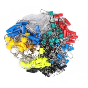 30 piezas plumas deslizantes de pesca en el mar libro mayor para correr con bloqueo doble broches de presión plataformas de línea - Imagen 1 de 19