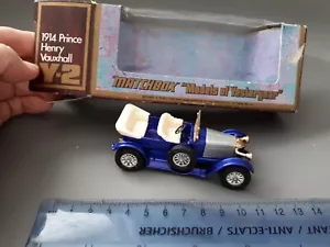 Matchbox Models Of Yesteryear 1914 Prince Henry Vauxhall in box CHARITY SALE - Picture 1 of 6