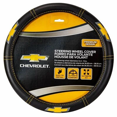 ⭐️⭐️⭐️⭐️⭐️ Chevrolet Premium Speed Grip Car SUV Truck Steering Wheel Cover New - Image 1 of 4