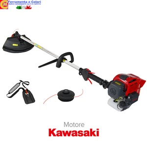 Decespugliatore a Scoppio 45,4cc Motore Benzina 2 Tempi KAWASAKI Potenza 1,42 kW - Foto 1 di 4